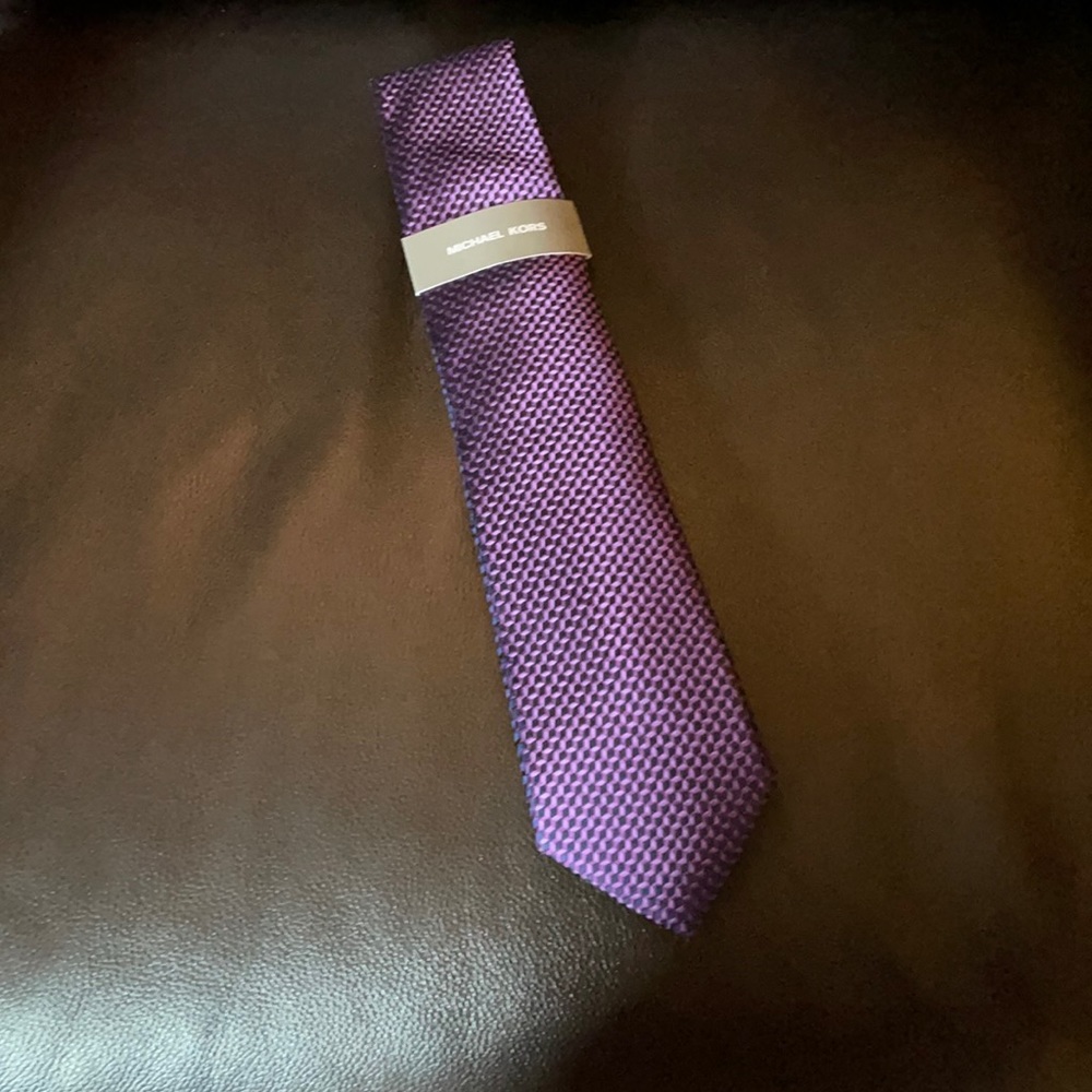 Michael Kors Purple Tie NWT